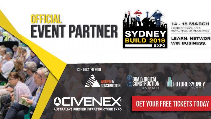 Proud to be an official event partner at Sydney Build