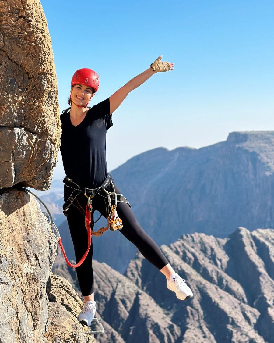 white active kicks and rock climbing