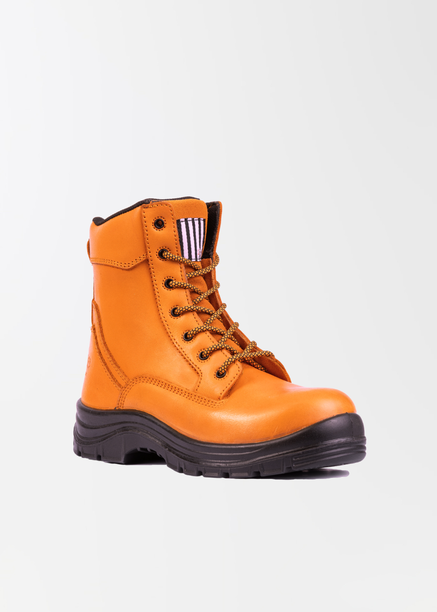 orange womens safety boots