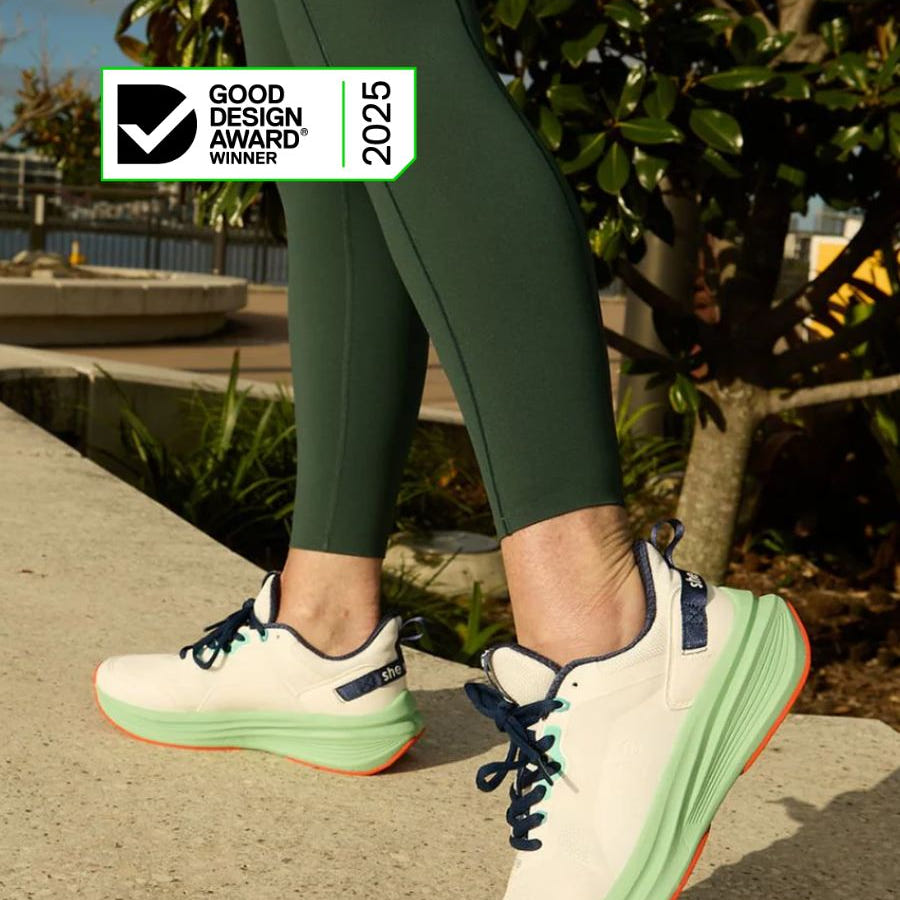 pace walking shoes has won a good design award