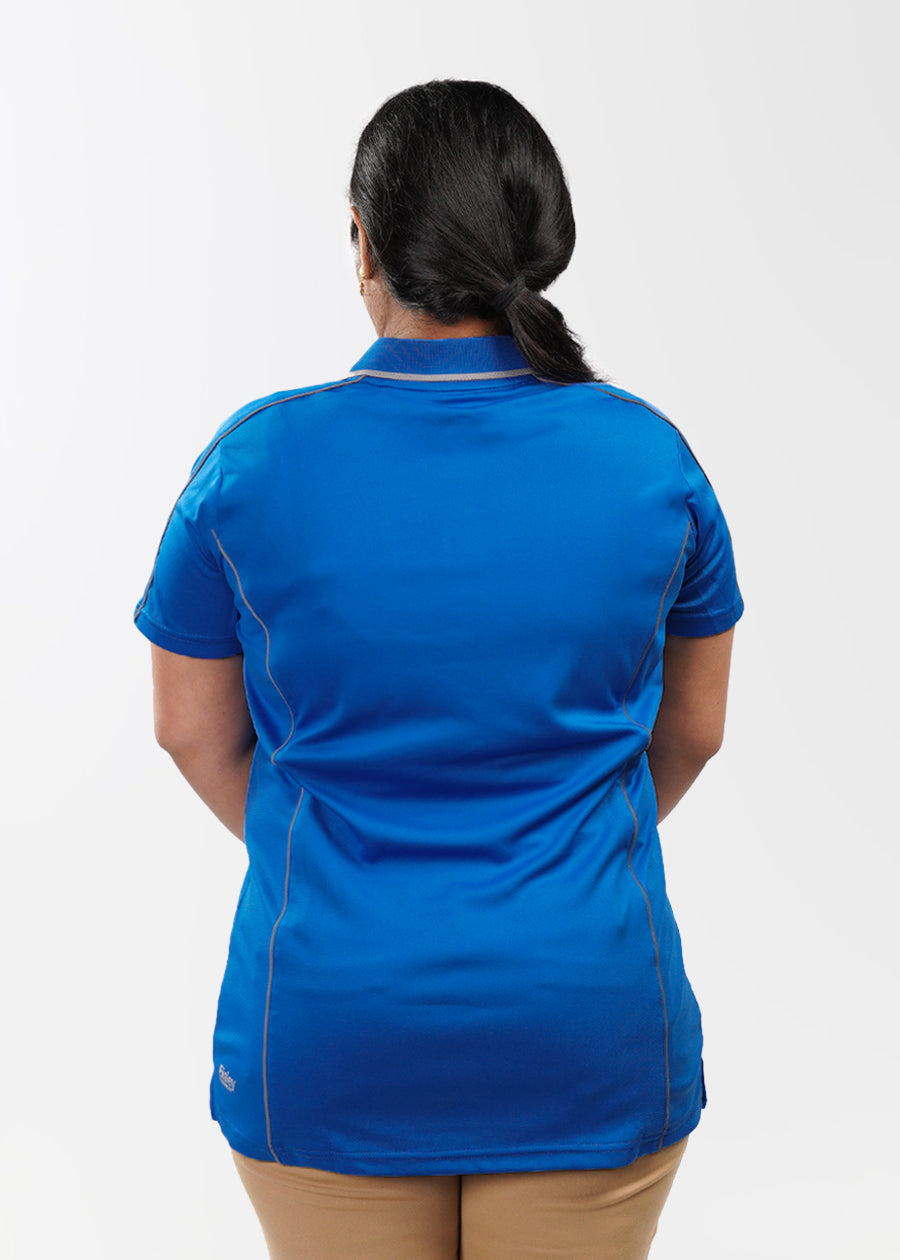 Women's cool mesh polo shirt - she wear