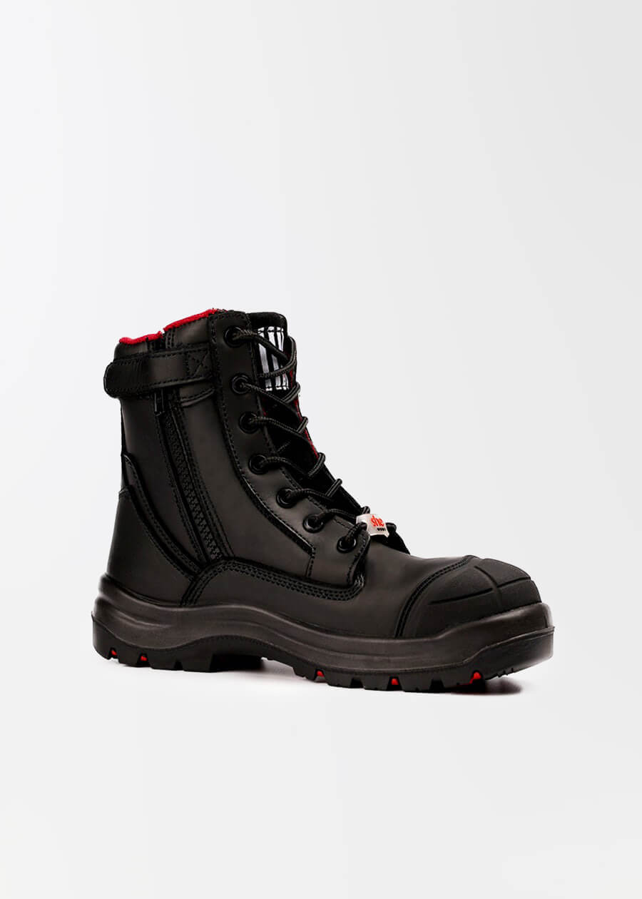 she wear she achieves black women's safety work boots