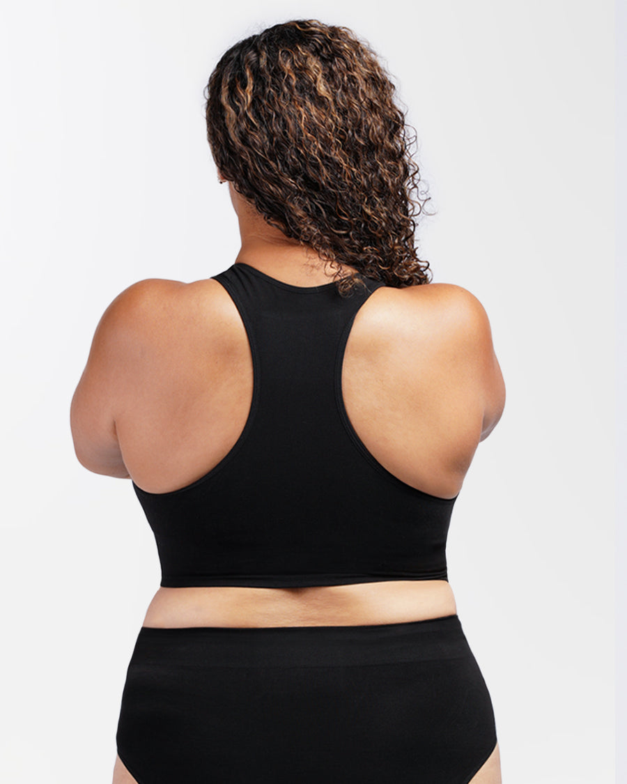 Organic bamboo crop bra - she wear
