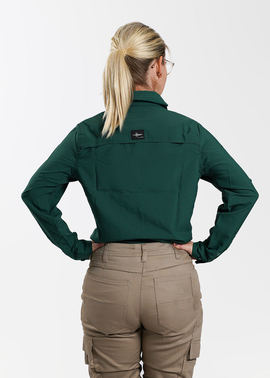 Ladies long sleeve lightweight outdoor shirt - she wear