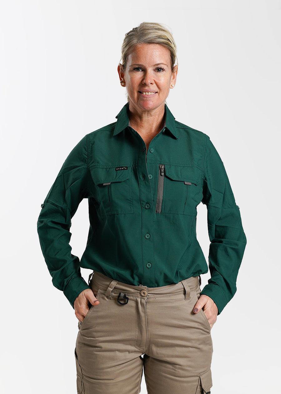 Women's outdoor long sleeve shirt she wear syzmik