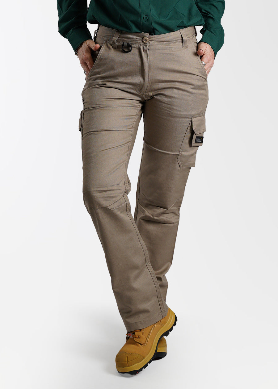 cotton work pants for women syzmik she wear