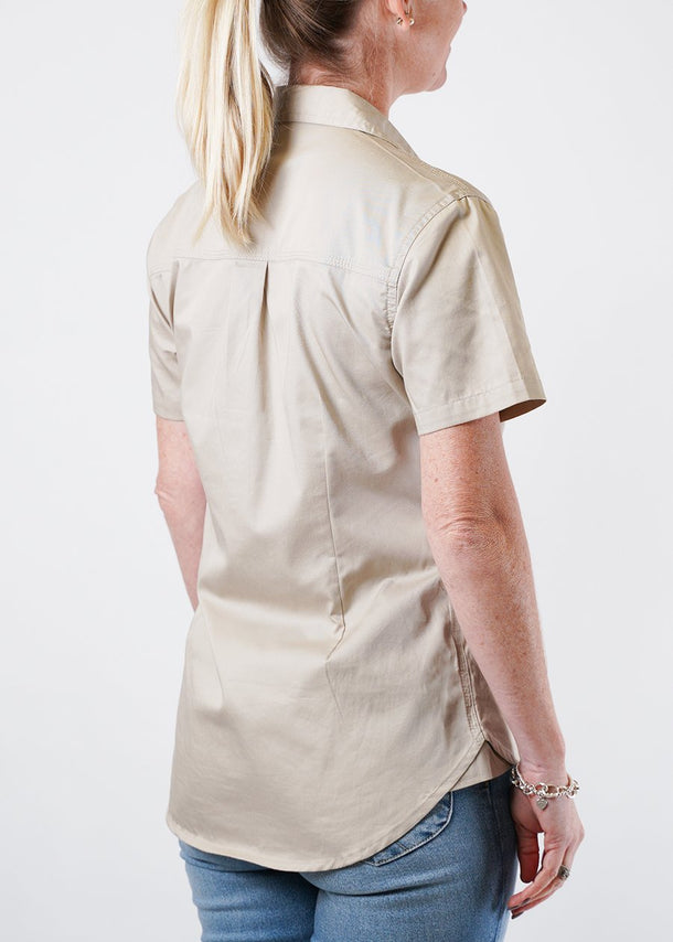 Women's short sleeve tradie shirt