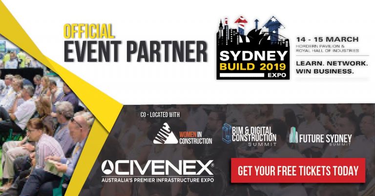 Proud to be an official event partner at Sydney Build
