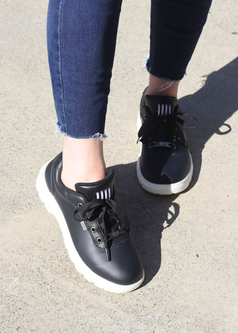 black work shoes for women