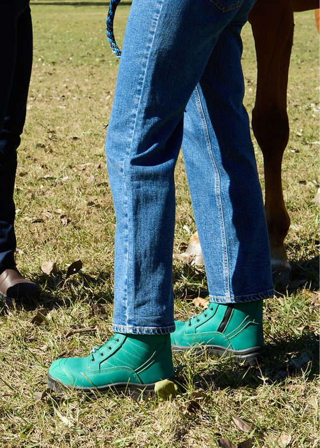 Achieves: womens safety work boots (zip)