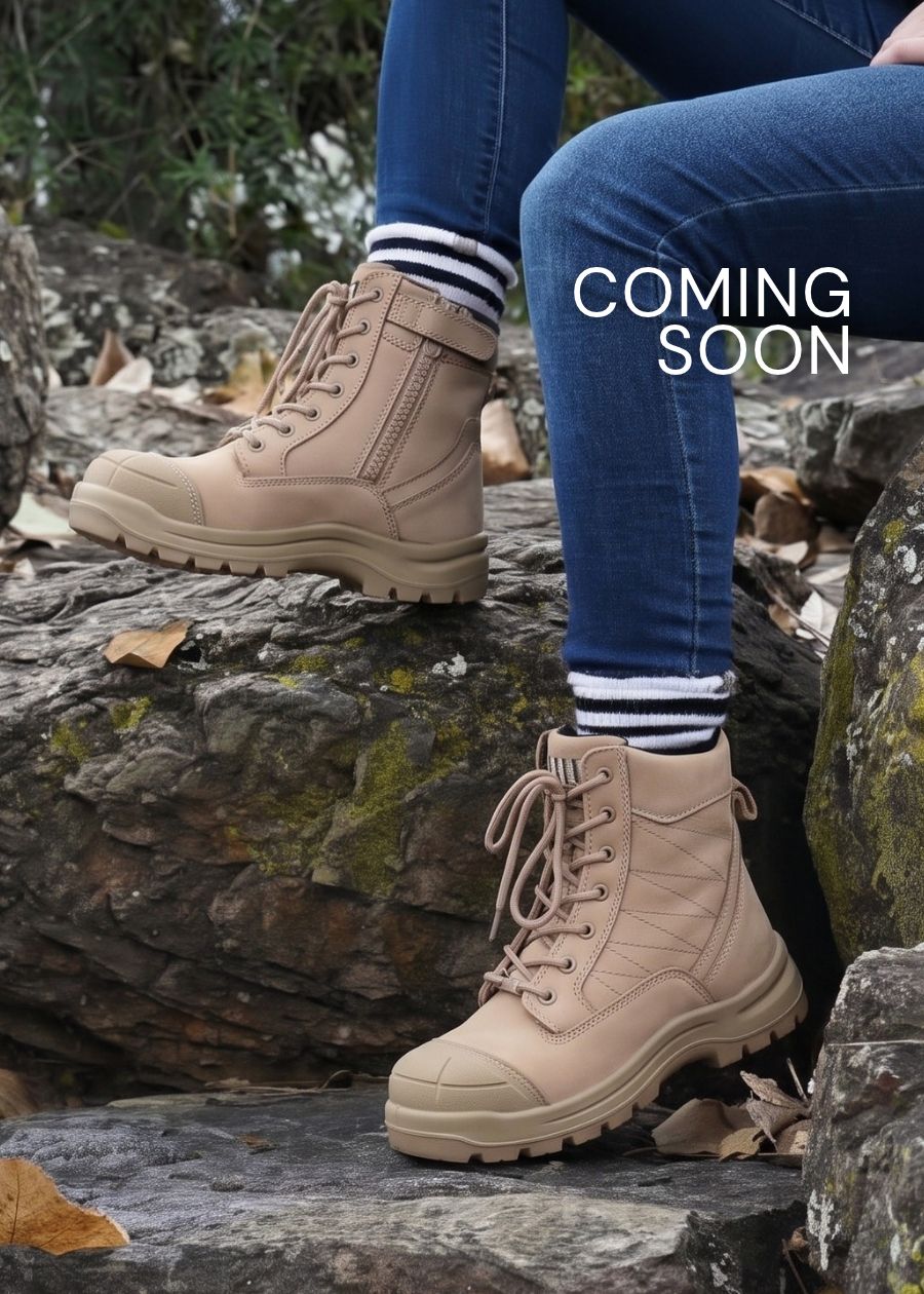 Achieves: women's lightweight zip safety work boots