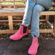 Inspires: women's pull on chelsea safety work boots