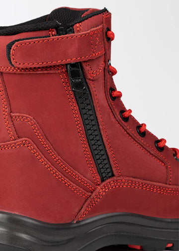 Achieves: womens limited edition safety boots (zip)