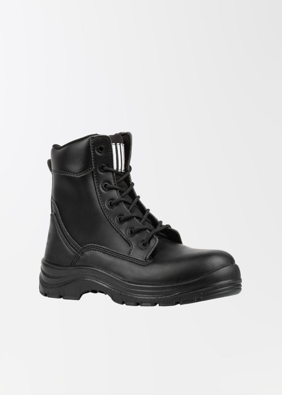 vegan womens work boots in black