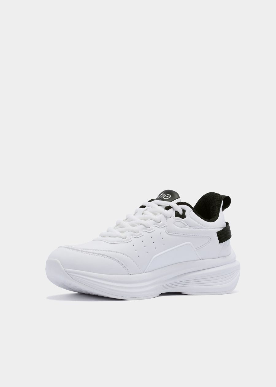 White womens walking shoe