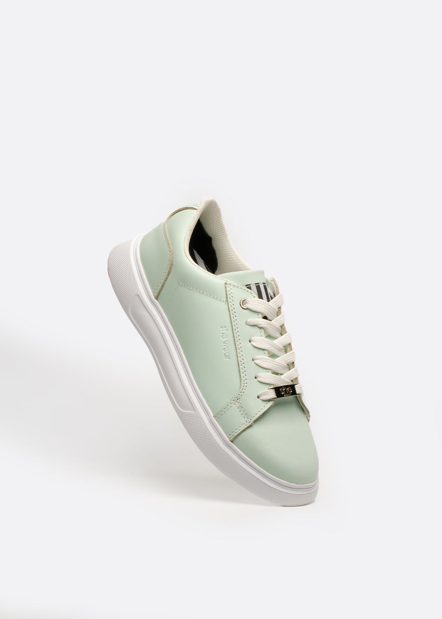Orthotic friendly sneaker designed for women