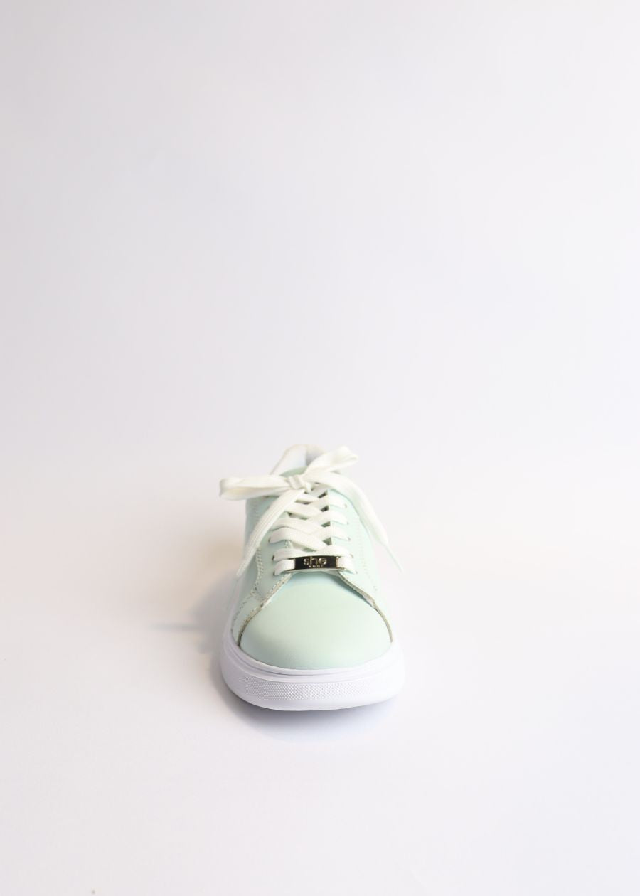 womens styles mint sneaker front view