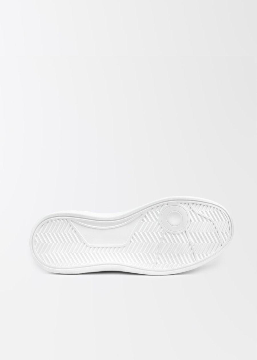 slip resistant outsole on fashion sneaker