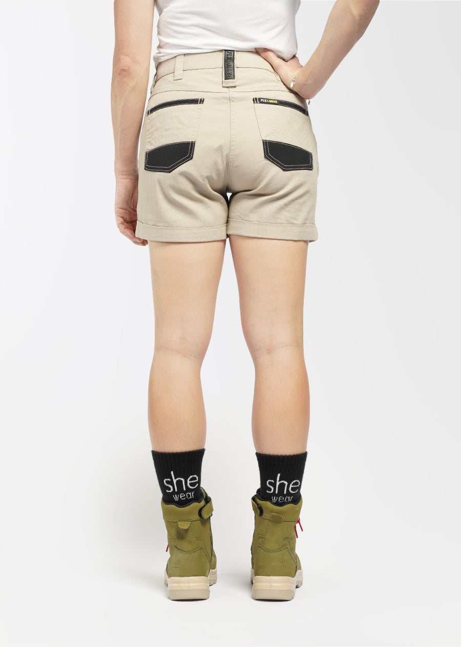 Buy Flex and Move™ ladies cargo short by Bisley Women's online - she wear