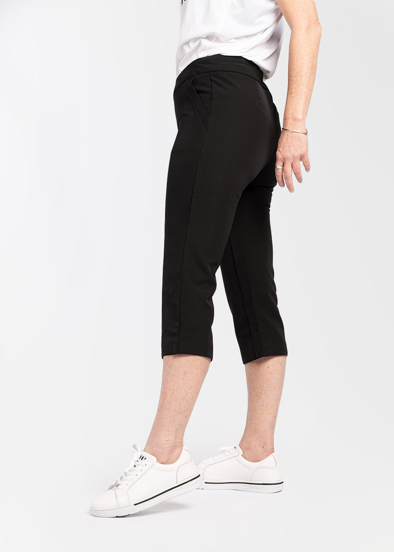 Buy Women's 3/4 length stretch pant by Biz Care online - she wear
