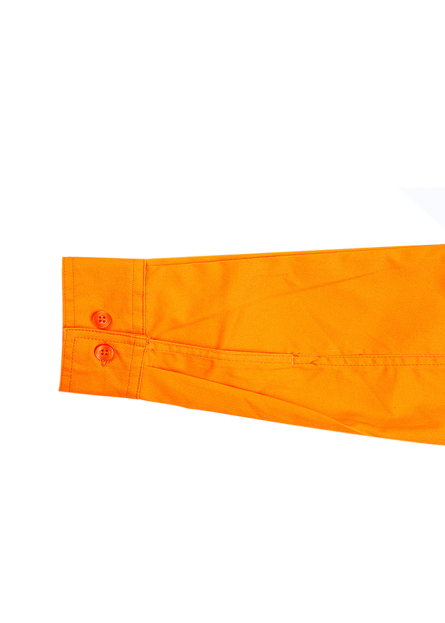 co gear Orange Mae hi vis maternity work shirt button sleeve