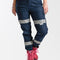 Taped cuffed womens work pant