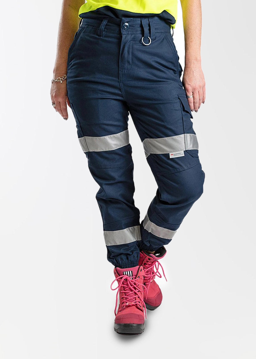 Taped cuffed womens work pant – she wear