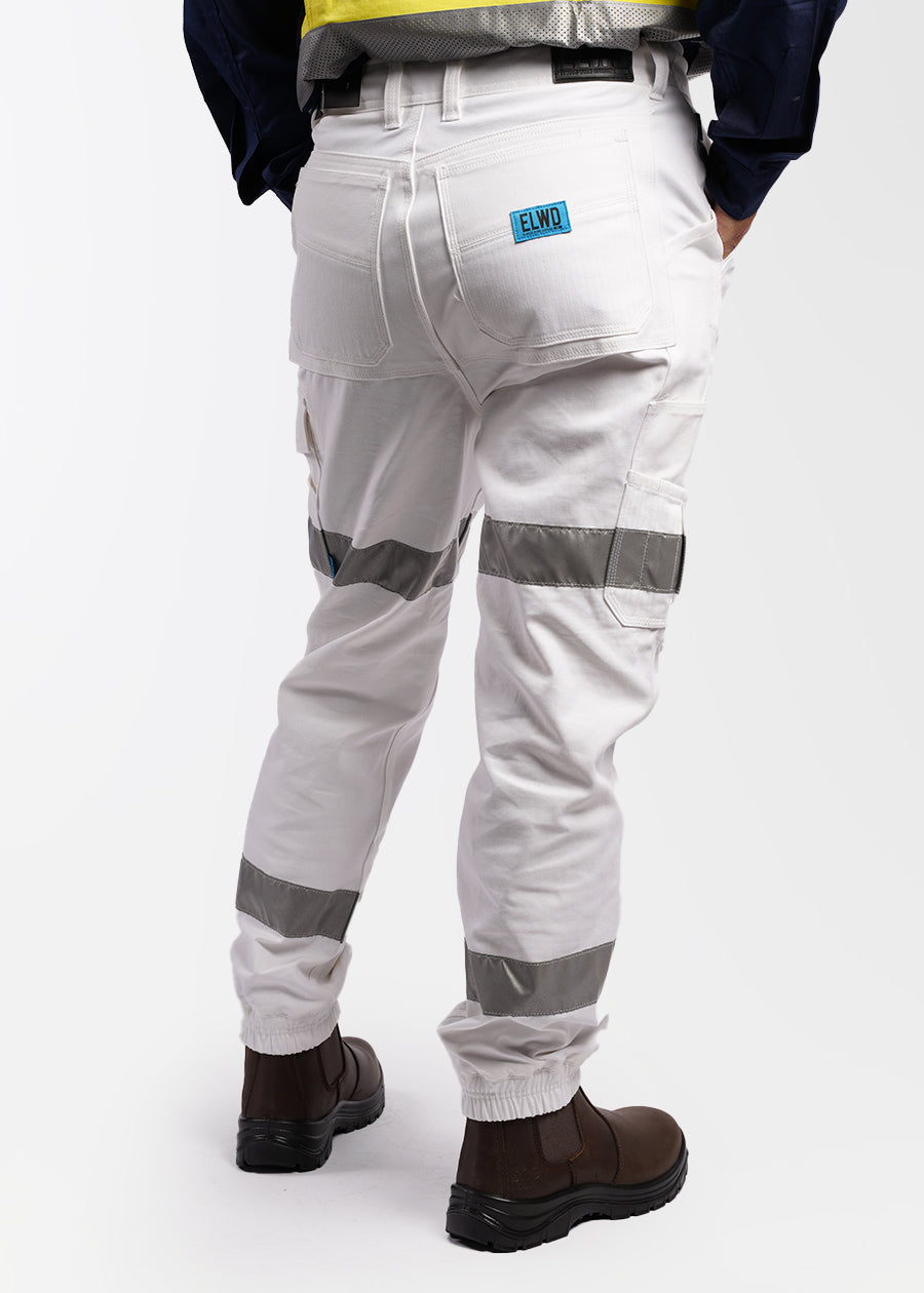 Buy Taped cuffed womens work pant by ELWD Workwear online - she wear