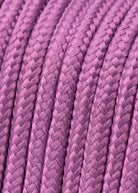 she wear purple shoelaces thread close up