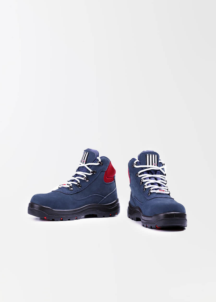 she wear she does navy low cut boots women's work boots