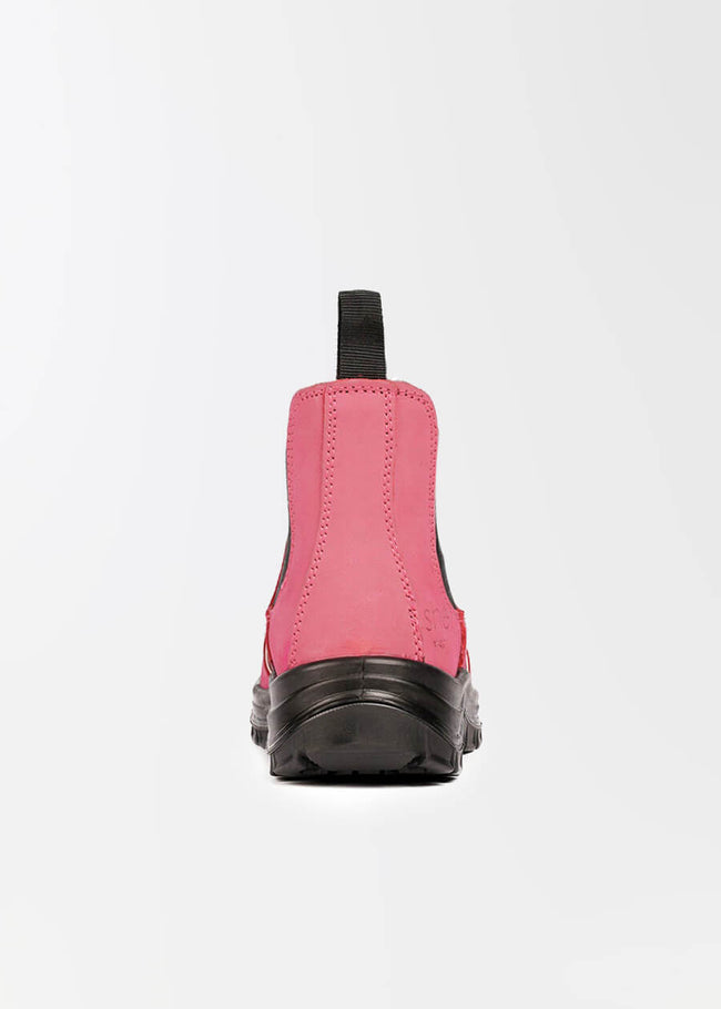 pull on safety boots women she wear pink