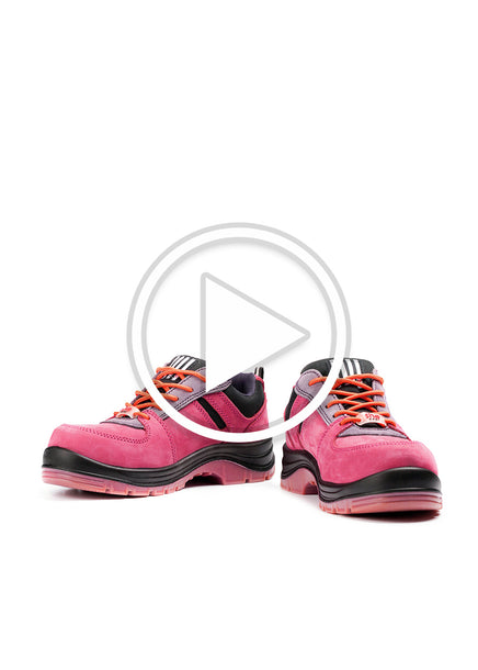 she wear women's safety sneaker pink