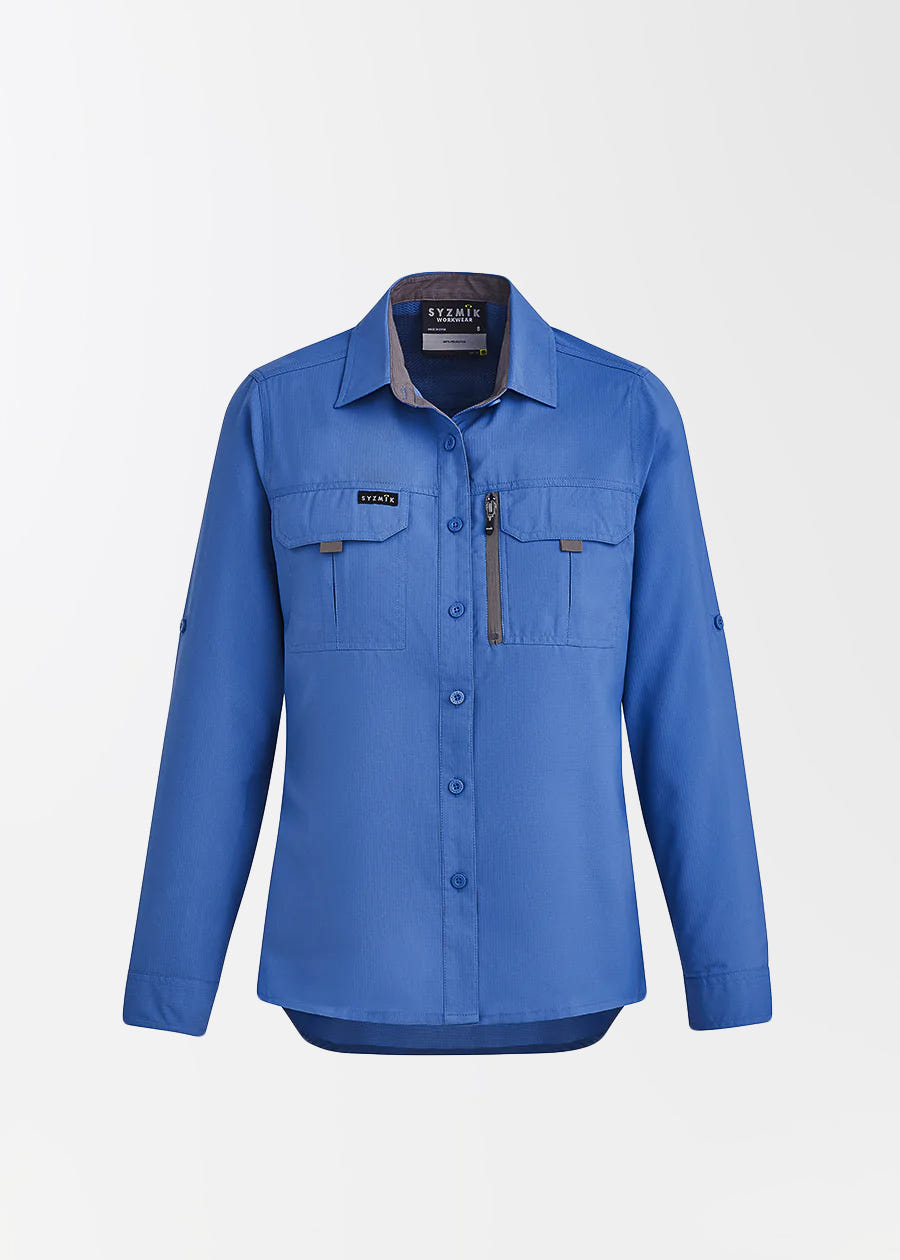 Women's long sleeve shirt UV protection she wear